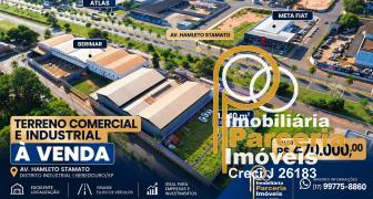 TERRENO DE 1.040 M² NO DISTRITO INDUSTRIAL I – EXCELENTE LOCALIZAÇÃO